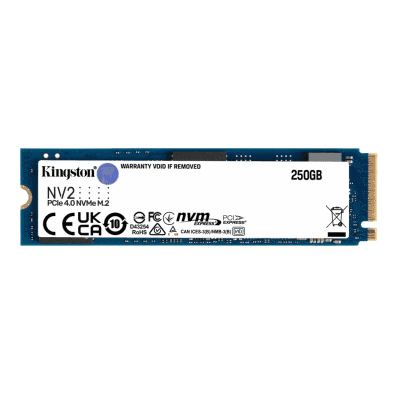 Kingston 250GB NV2 M.2 2280 PCIE 4.0 NVME SSD